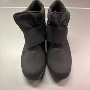 Toe Warmers Boots Womens Size 12 Black Winter Ankle Shoes Fleece Lined Canada